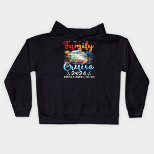 Family Cruise Ship Vacation Trip 2024 Family Cruise Matching Kids Hoodie